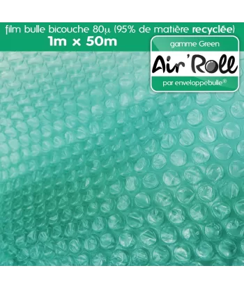 Rouleau bulle d'air GREEN 1m x 50m