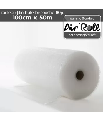 Rouleau de film bulle d'air 1m x 50m