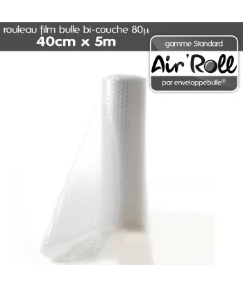 Rouleau de film bulle d'air 40cm x 5m