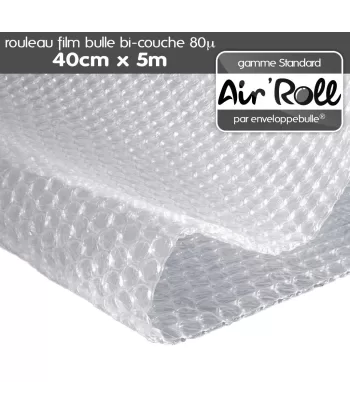 Rouleau de film bulle d'air 40cm x 5m