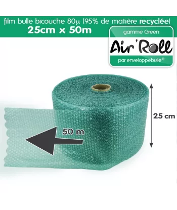 Rouleau bulle d'air GREEN 25cm x 50m