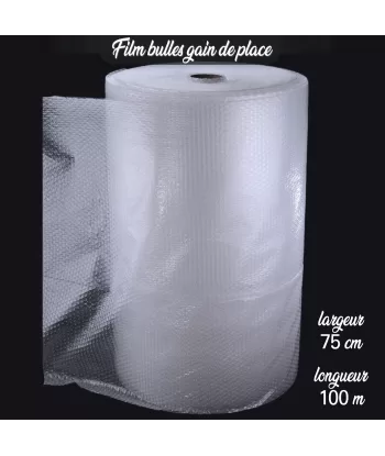 Rouleau bulles d'air GAIN DE PLACE 75cm x 100m